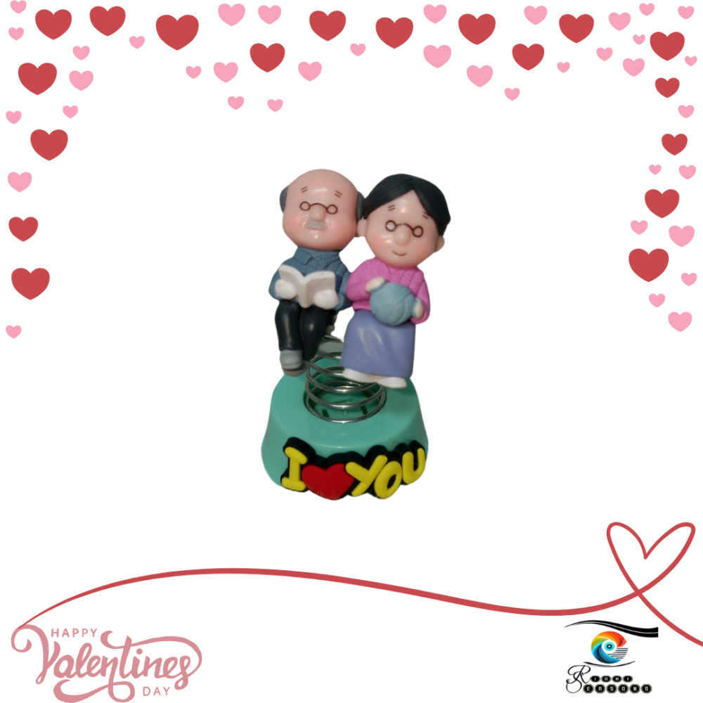 Anime old couple for car ornament