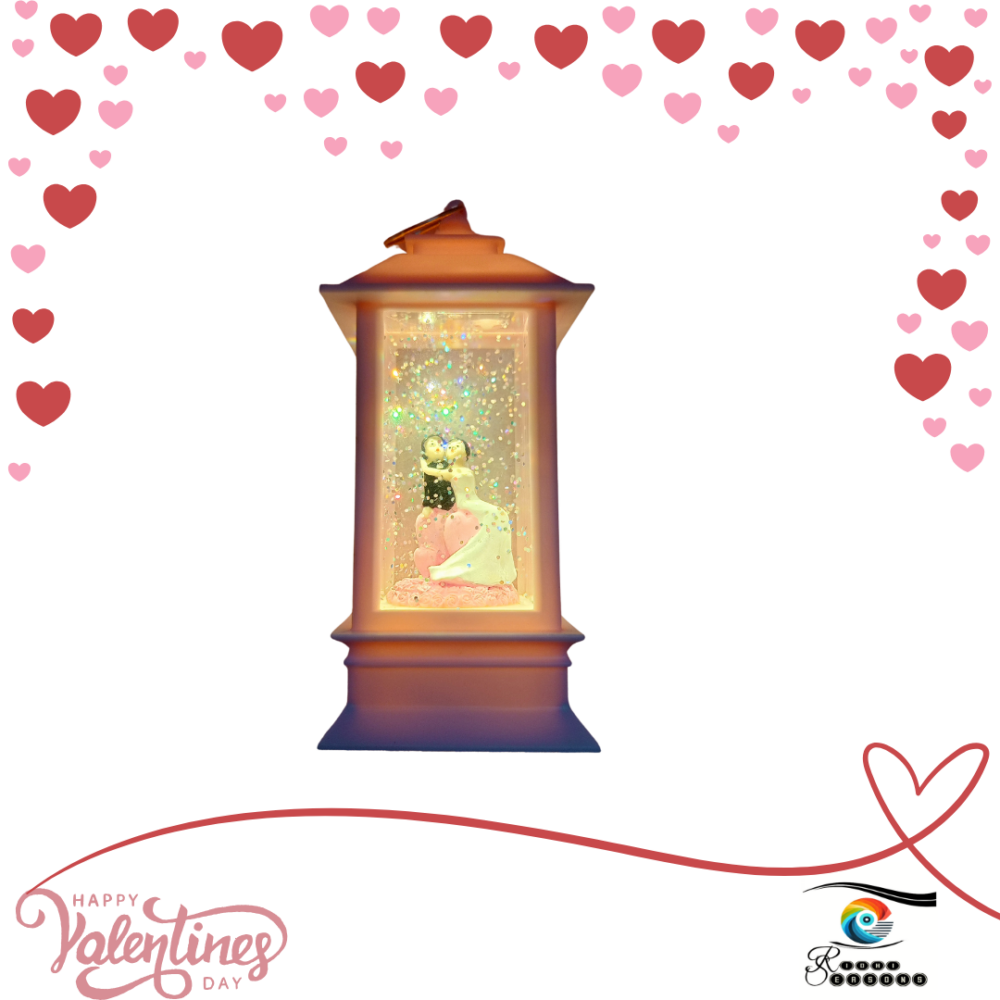 VD - ORNAMENT - Couple Lantern - Pink