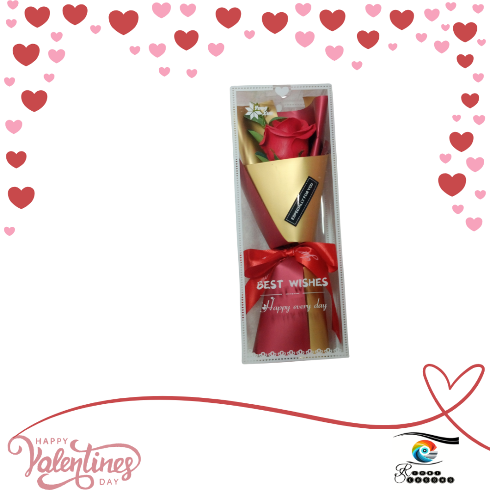 VD - ORNAMENT - Especially For You Single Rose Boquet